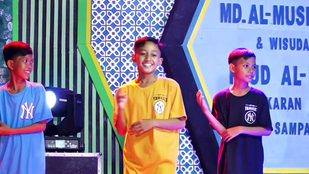 gambus putra ll HAFLATUL IMTIHAN MD AL MUSLIMIYAH