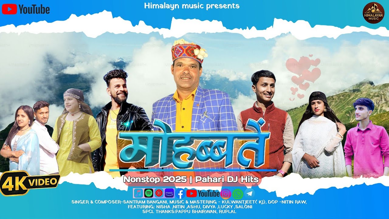 Mohabbatein 2025 | New Pahadi DJ Hits | SantramBangani | Kulwantjeet(KJ) | Nitin Raw