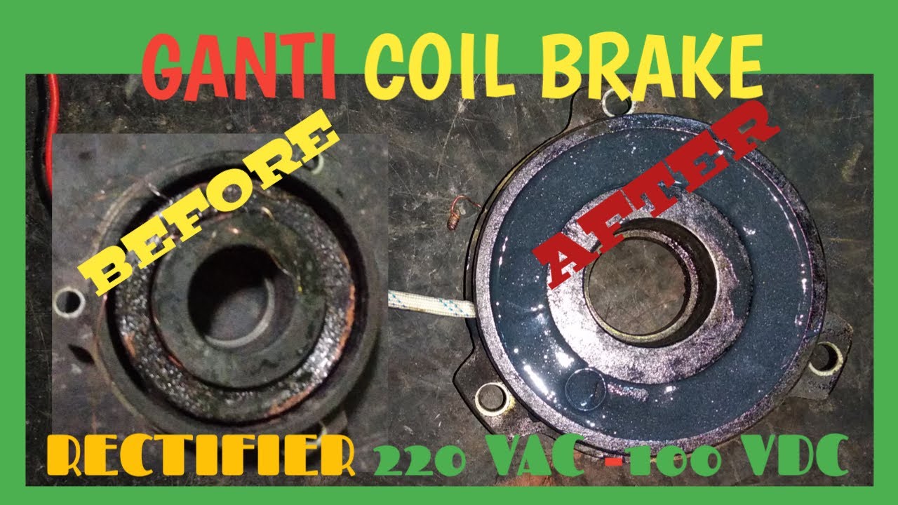 Cara Ganti coil brake hoise crane dengan rectifier tipe SR-60-2 power 220 AC to 100 DC