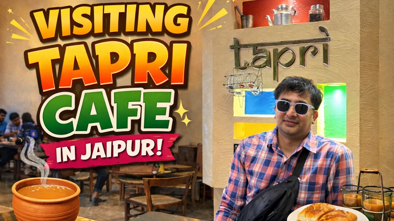 First Time at Tapri Cafe Jaipur 😍 Famous Chai & Snacks | Jaipur Food Vlog 34 #foodvlog #jaipur
