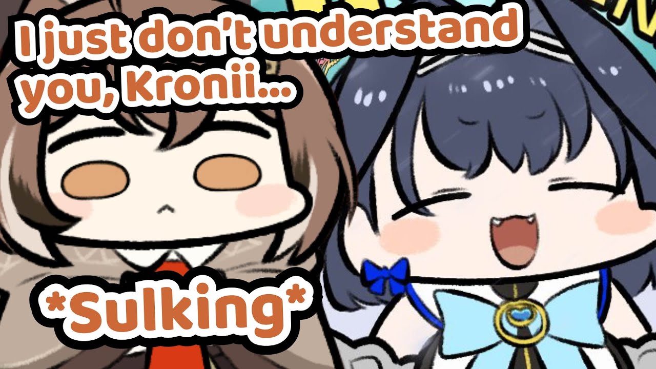 Mumei Tried Really Hard to Understand Kronii【Hololive EN | Osekkai VA | Nanashi Mumei x Ouro Kronii】