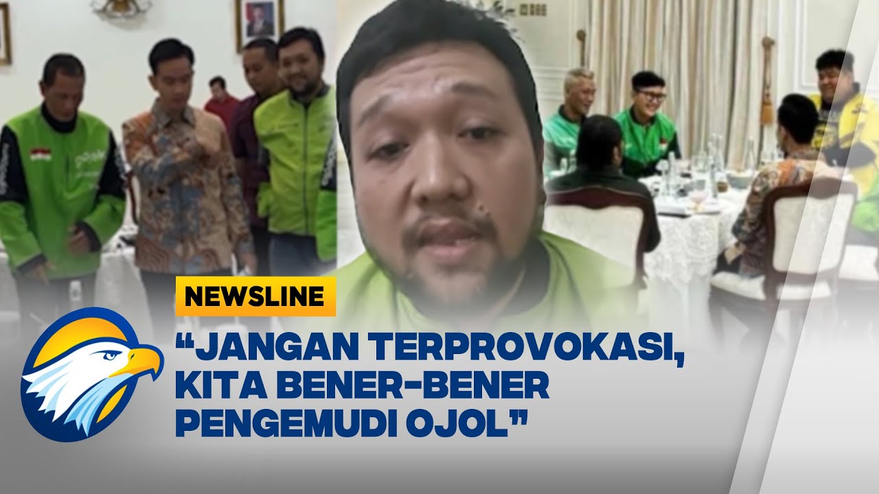 Diragukan Warganet, Driver Ojol yang Bertemu Wapres Gibran Buka Suara - [Newsline]