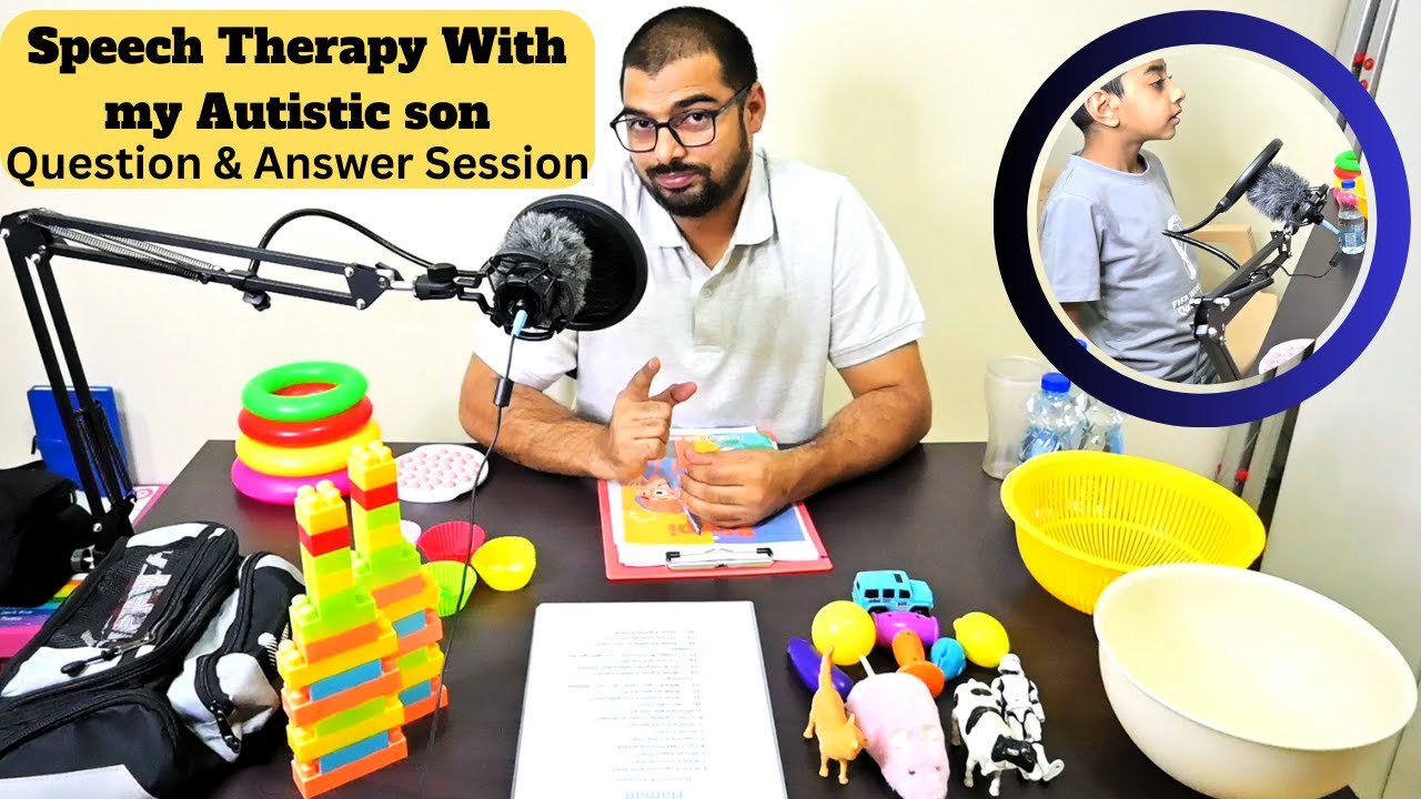 Speech Therapy | Questions & Answers with my Autistic Son #shorts #youtubeshorts #short