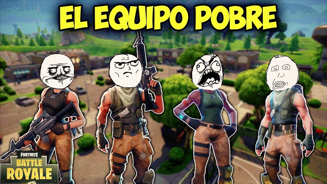 EL EQUIPO MAS POBRE!, MOMENTOS DIVERTIDOS (Funny Moments) | FORTNITE - PACO TORREAR