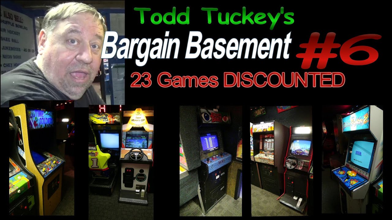 #978 Todd's BARGAIN BASEMENT #6 - 23 ARCADE GAMES DISCOUNTED at TNT Amusements