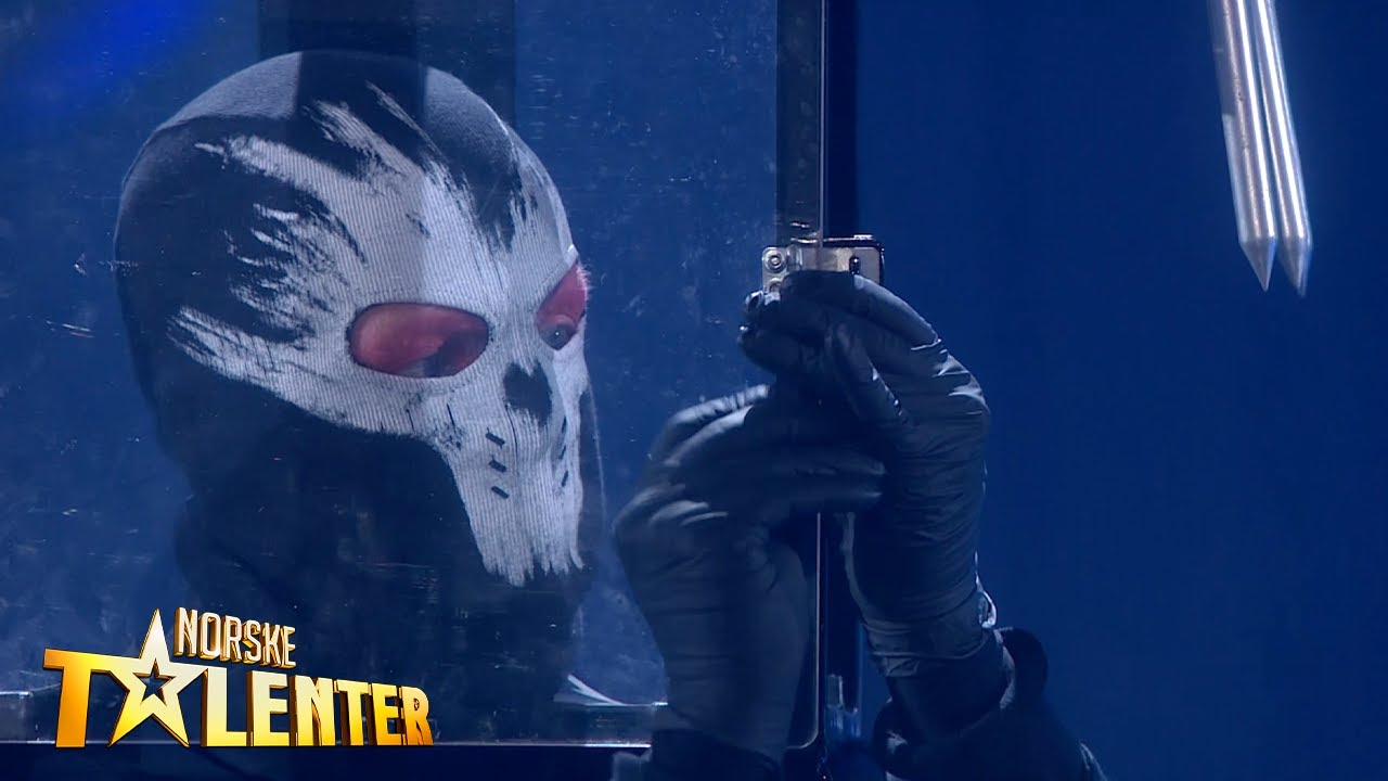 DEN MASKERTE MAGIKER GJØR ET LIVSFARLIG TRIKS I SEMIFINALEN! | NORSKE TALENTER 2019