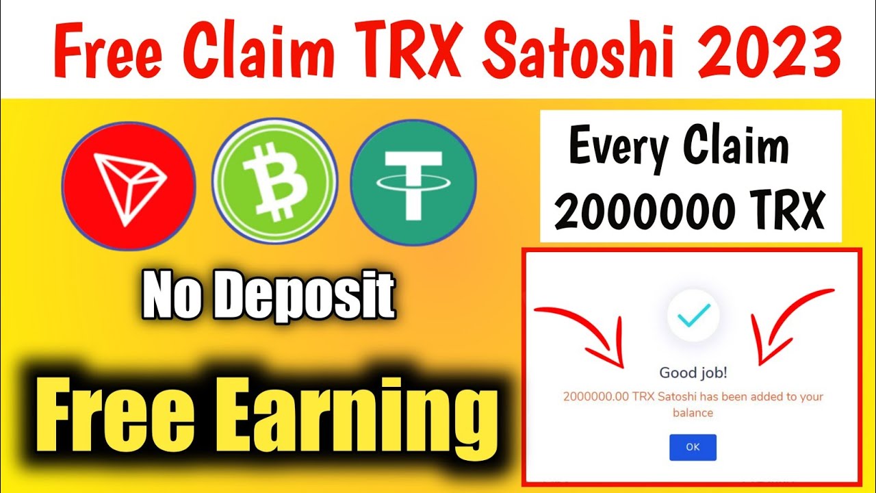ClaimTrx.com | Every 5 Minutes Claim 2,000,000 TRX Satoshi | Free TRX Eraning Site