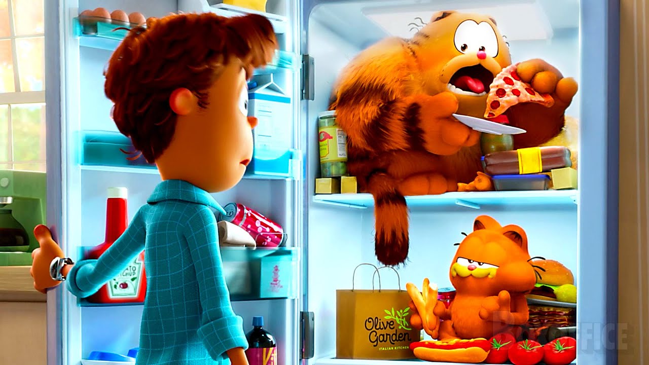 Garfield's Daddy is a Glutton too 😁 | The Garfield Movie | CLIP
