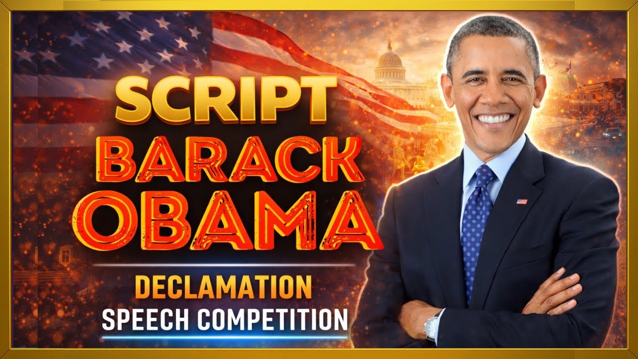 Barack Obama Speech Script 🎤 | Declamation Competition