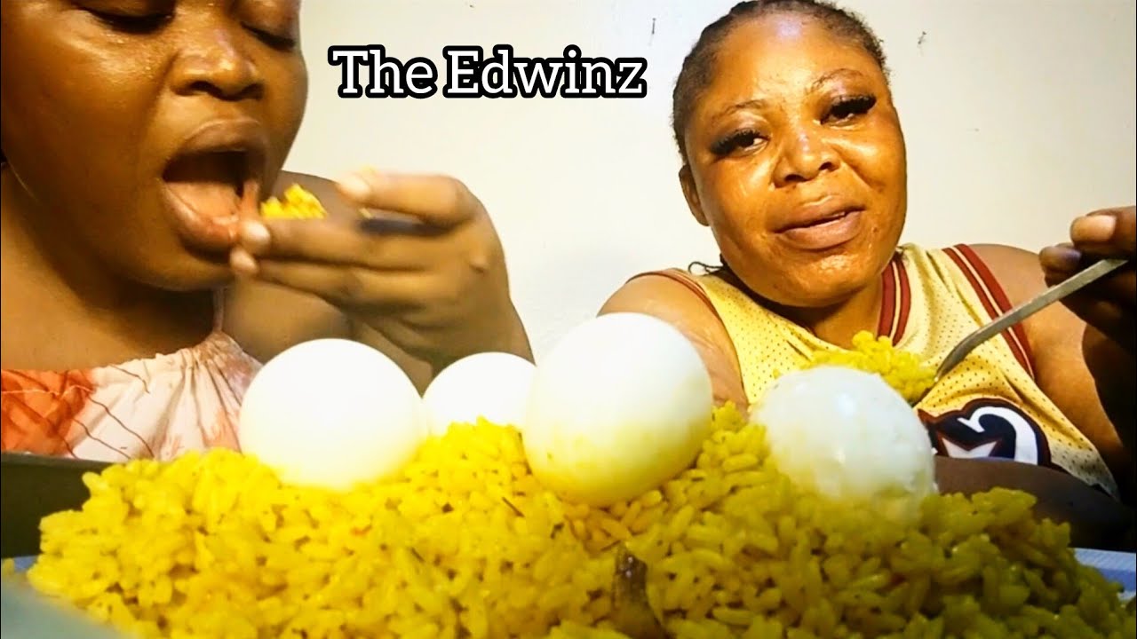 ASMR MUKBANG YUMMY FRIED RICE EATING WITH BOILED EGGS, WATER & DRINKS#eat #mukbang #asmr#eatingshow 