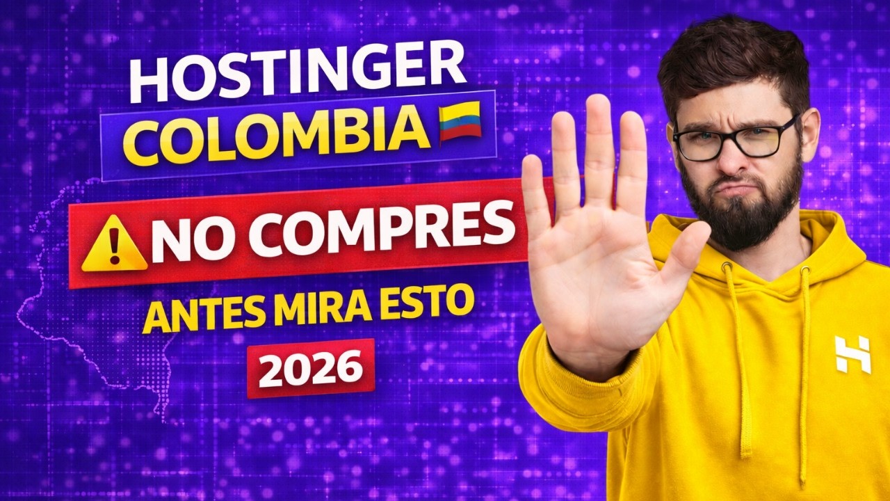 Hostinger Colombia 2025 ⚠️Lo que Debes de Saber de Hostinger Colombia 2025?🤔Econ&oacute;mico pero es Bueno?
