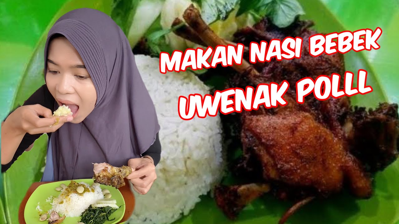 Belanja cemilan dan makan nasi bebek