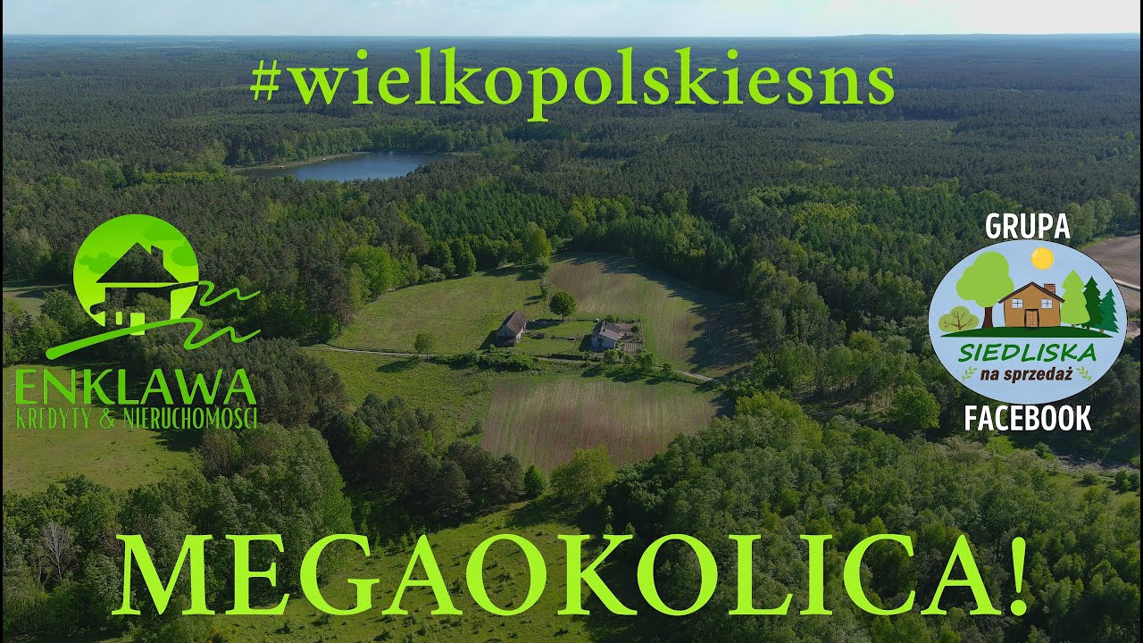ENKLAWA prezentuje! MEGA siedlisko! Blisko jeziora! Cisza + spokój + lasy +  + DPN! Zobacz sam!
