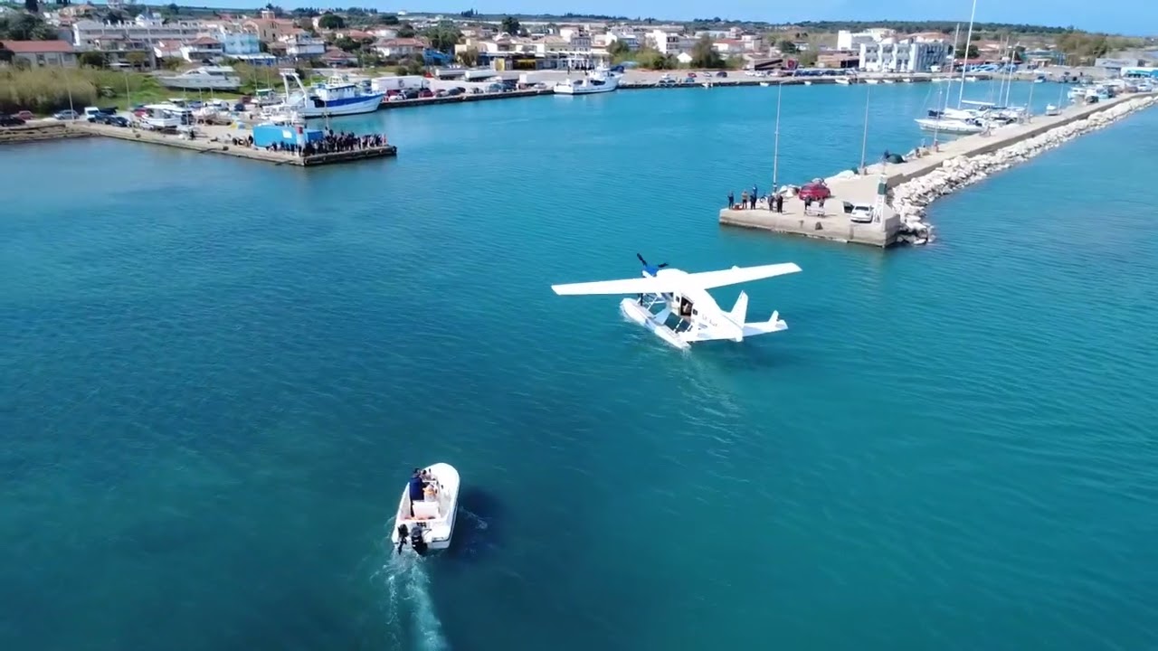 1η Δοκιμαστική πτήση Υδροπλάνου στην  Κυλλήνη!!!