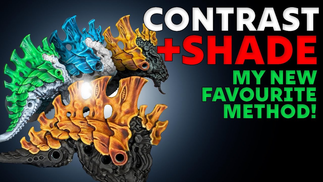 How to Tyranid Paint Carapace *ANY* colour - Contrast Hacks