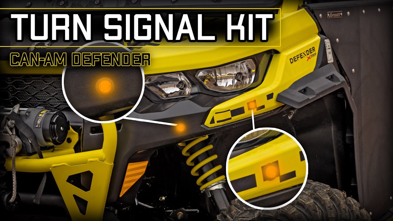 Easy Plug and Play Turn Signal Kit Install | Can-Am Defender | How To | SuperATV