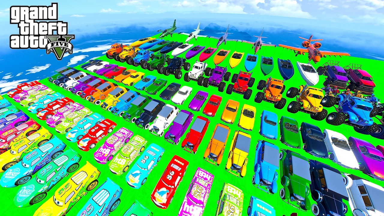 GTA 5 Ultimate Ramp Stunt Race 🔥 | Spider-Man Trevor & Shark Battle for the Win