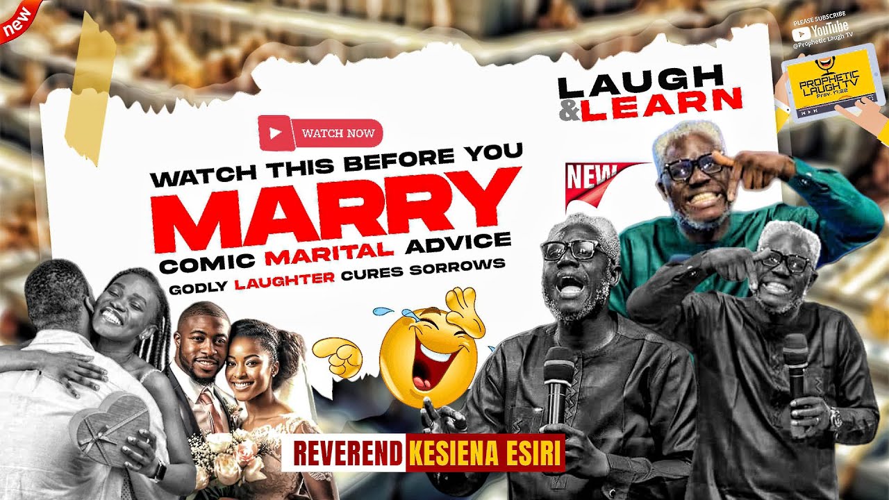 BEFORE YOU SAY 'I DO', WATCH THIS! 😂 MARRIAGE ADVICE WITH REV  KESIENA ESIRI
