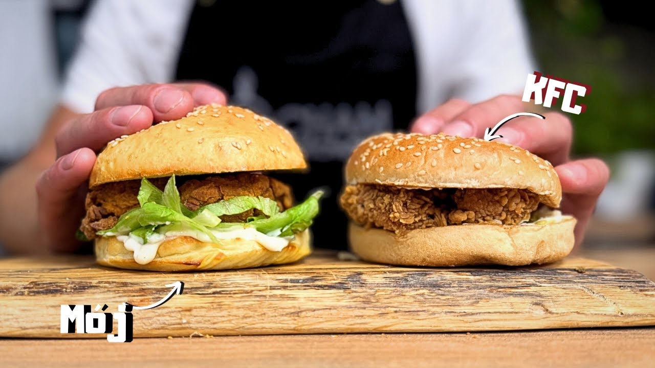 Chrupiący burger jak z KFC, ale zdrowej!