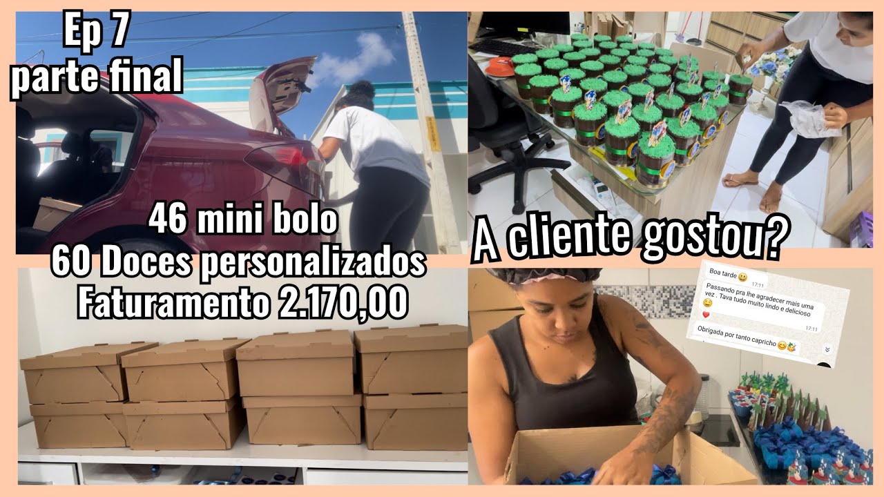 BASTIDORES DE UMA SUPER ENCOMENDA! Dia da entrega em outra cidade/ feedback da cliente/quanto lucrei