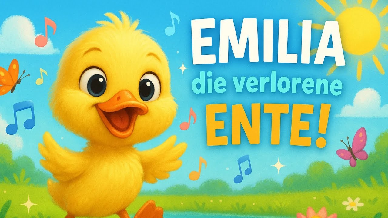 Emilia die verlorene Ente 🦆 | Kinderlied zum Mitsingen 🎵