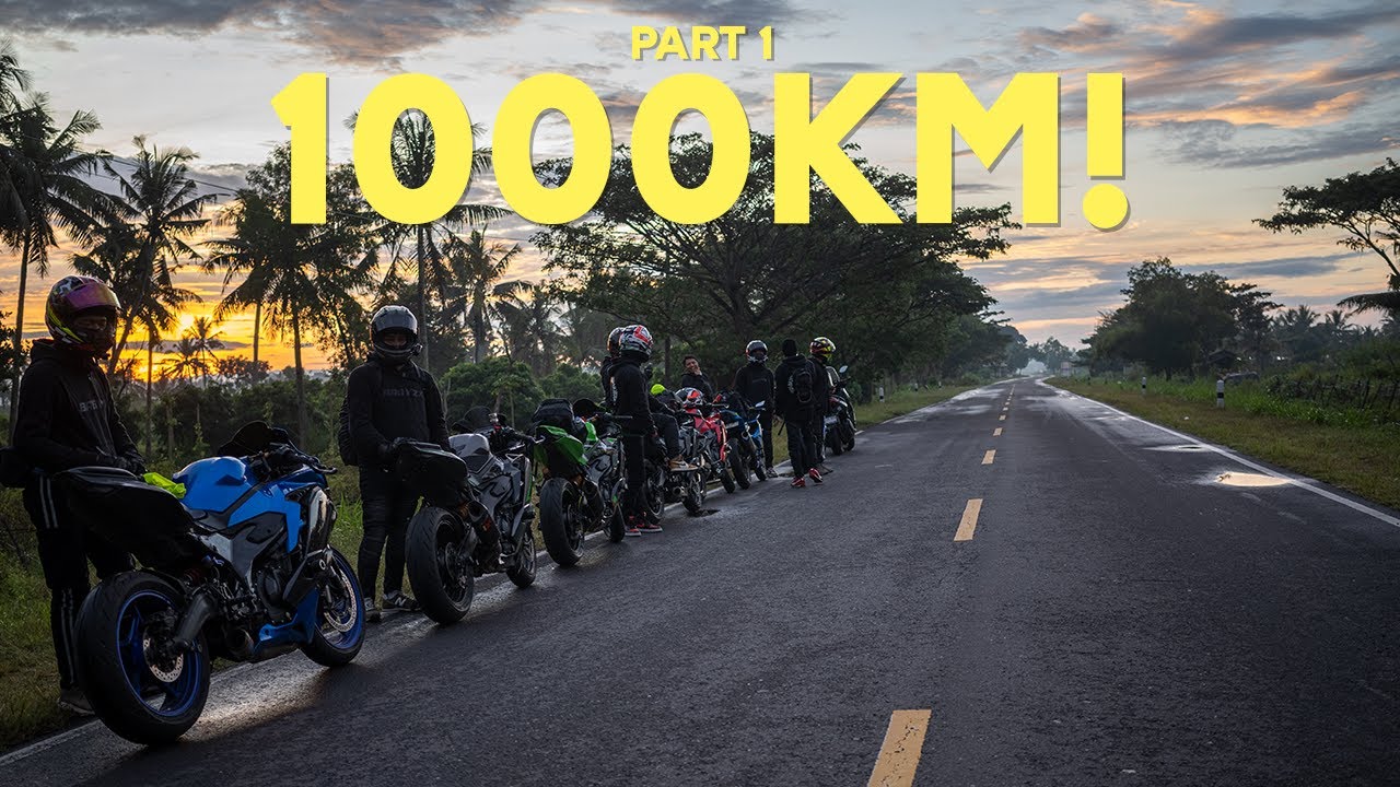 TOURING 1000KM!? | BANDUNG - JOGJA | Xmax&Zx25r (part 1)