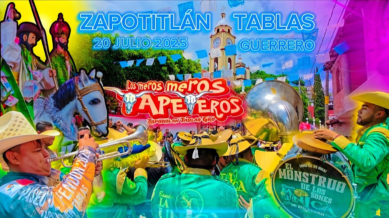 Banda La Única De Guerrero SC | Pendón De Zapotitlán Tablas Guerrero 2025 | Los MerosMeros Tapeteros