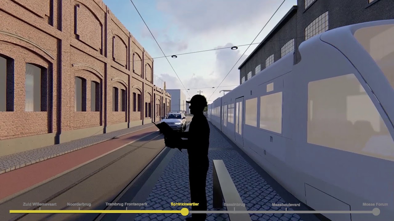 Animatie tramtracé Maastricht-Hasselt