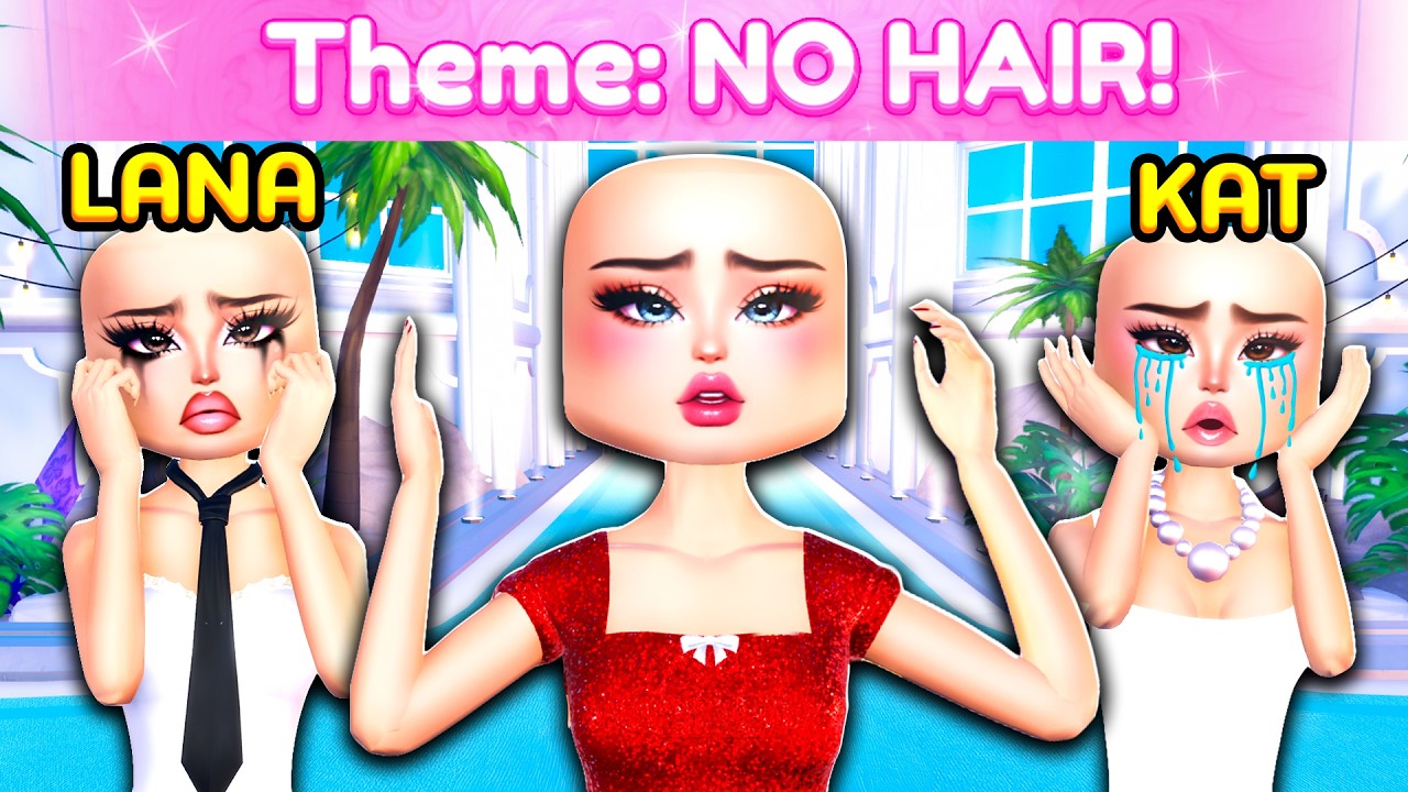 I Forced Kat and Lana to do *INSANE CHALLENGES* in Dress to Impress!