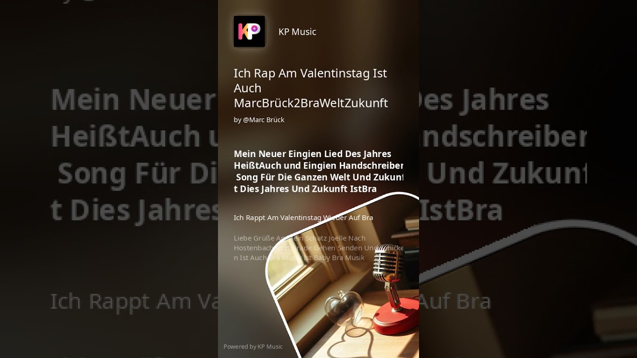 Ich Rap Am Valentinstag Ist Auch SongDesJahres2026Ist OffiziellesMusikvideo 