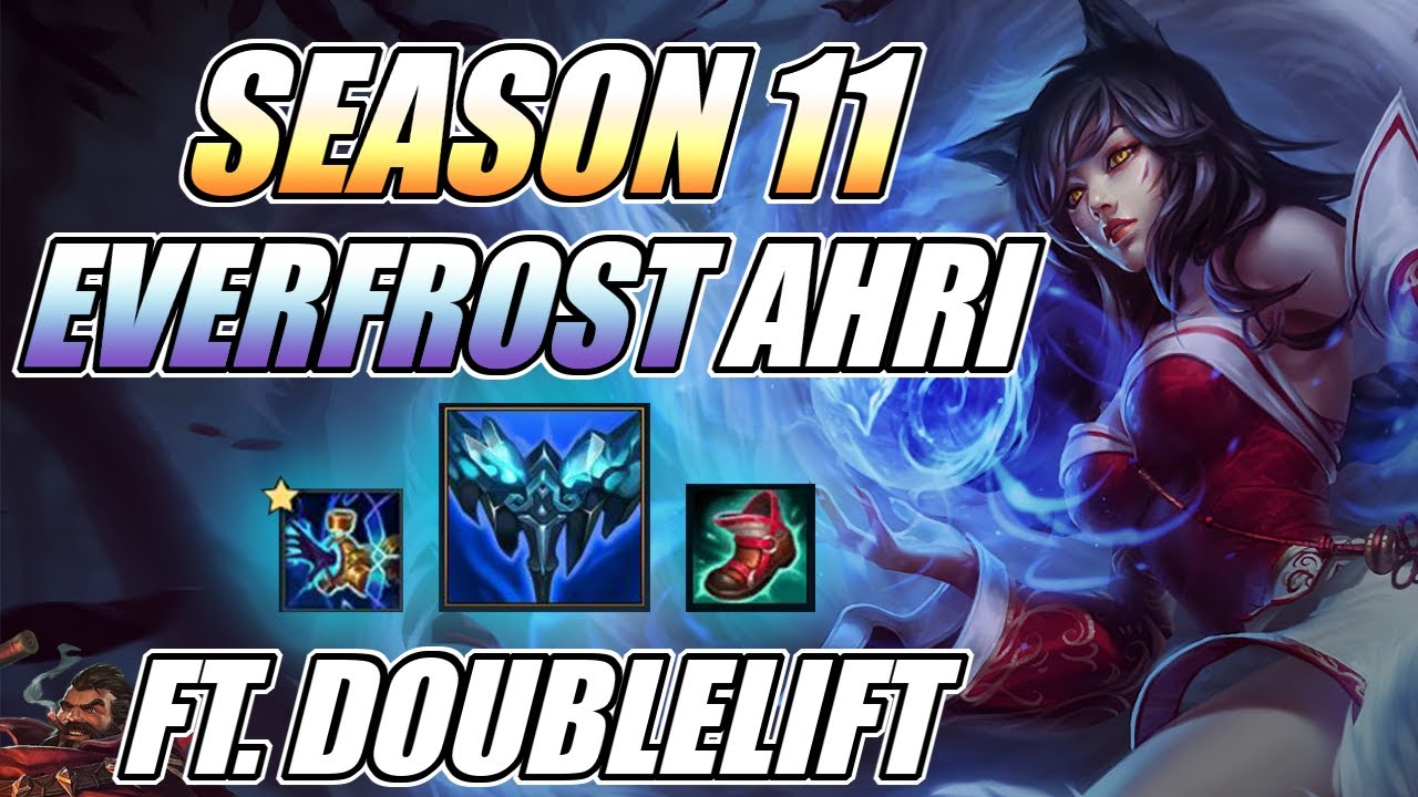 Season 11 Ahri Everfrost Testing ft. Doublelift, Davemon, Alicopter, Repobah ~Rank 1 Ahri LegitKorea