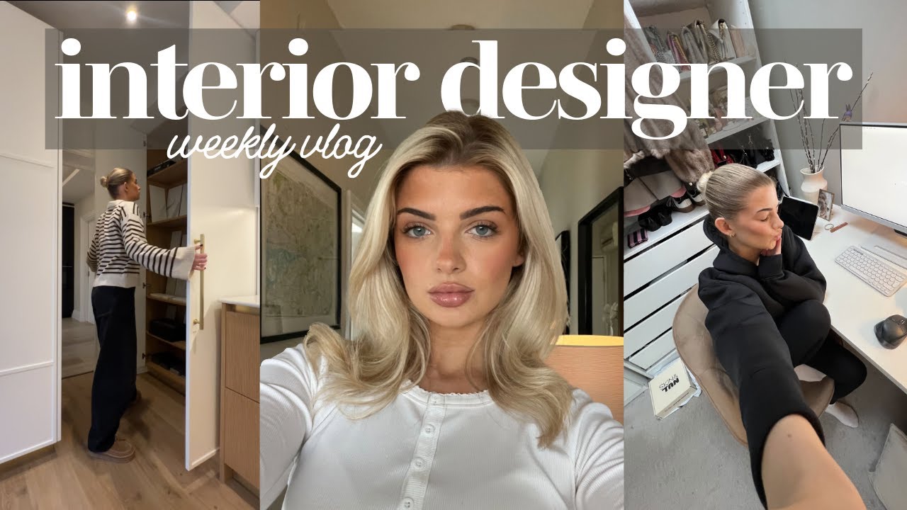 A week in the life of an interior designer ✨👩🏼‍💻🤍 | JAN VLOG