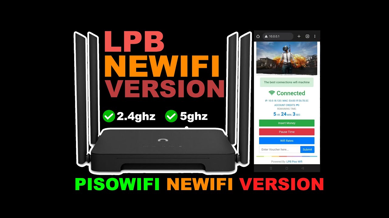 LPB NEWIFI  VERSION PISOWIFI SET-UP / CONFIGURATION / FLASHING IMAGE 2024 #lpbnewifiversion