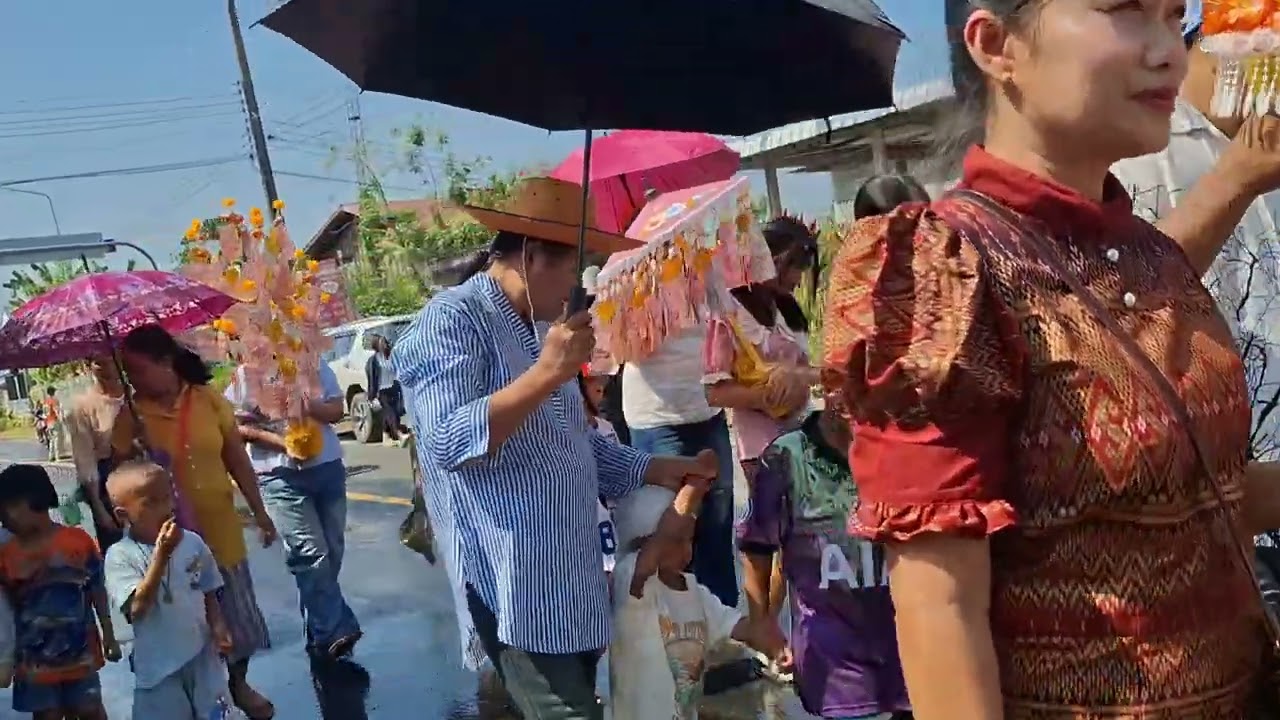 บุญผะเหวด พระเวสสันดรบ้านนานวน หมู่ที่1