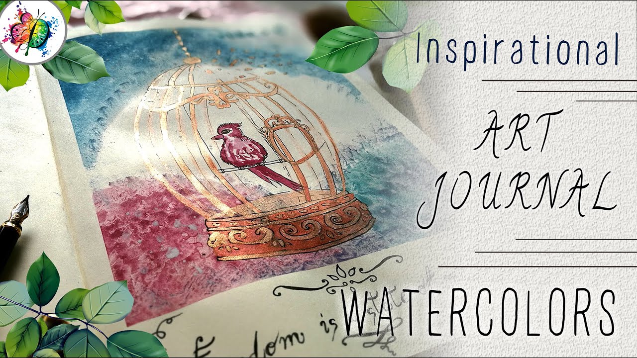 Art Journal Inspiration #5 | Creative Watercolor Art Journal Ideas