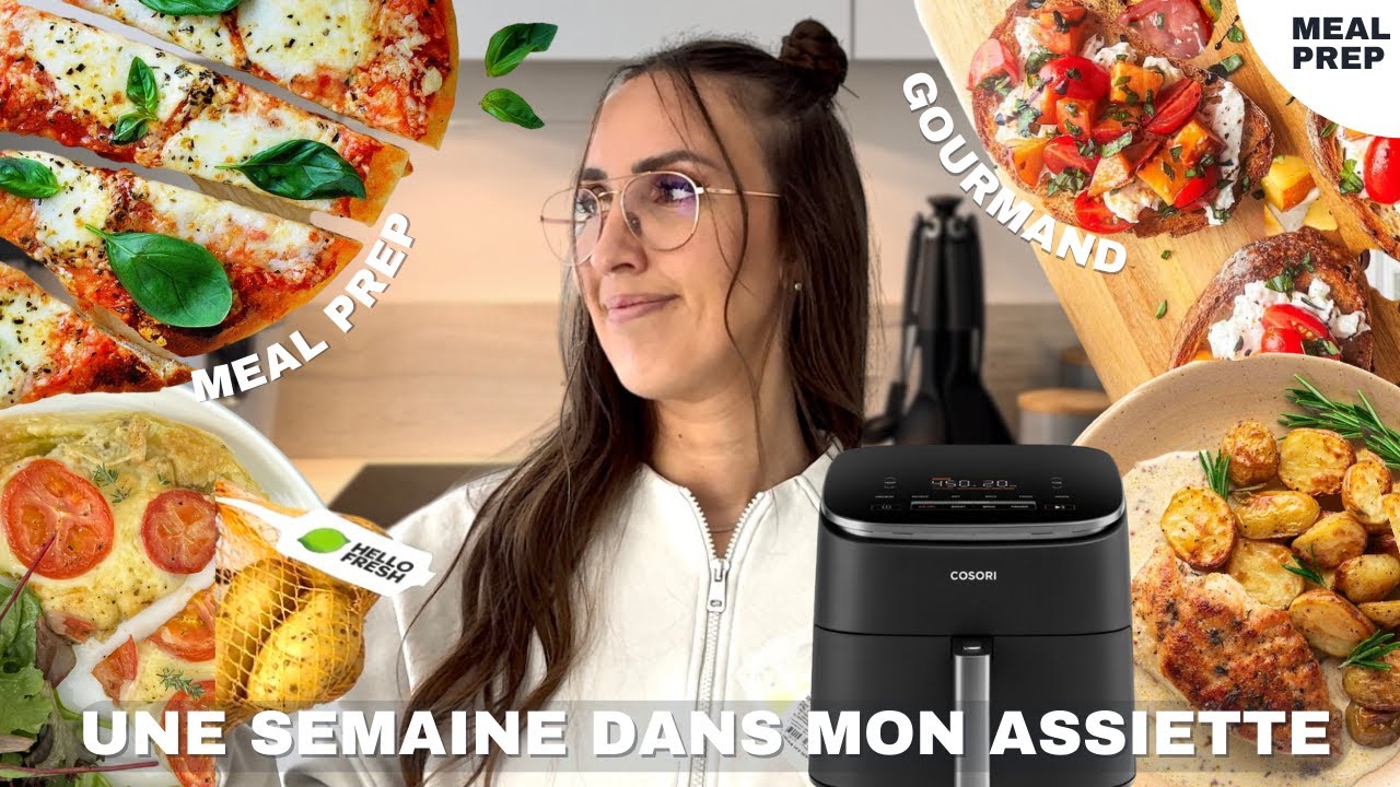 RECETTES EXPRESS A L'AIRFRYER (une semaine complète) | friteuse à air Meal prep