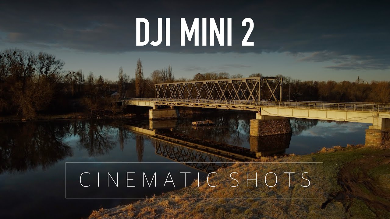 DJI Mini 2 - cinematic shots | 4K відео з дрону р. Південний Буг та автомобільного мосту в Брацлаві
