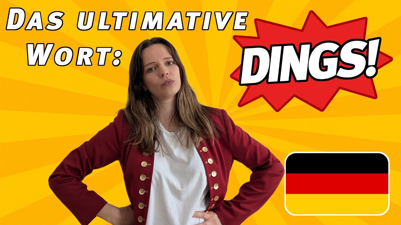 Dings - das Universalwort für den deutschen Alltag!