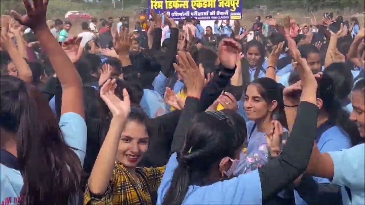 dance performance farewell program rajasthan police SI physical batch RIM defence academy 9602773200