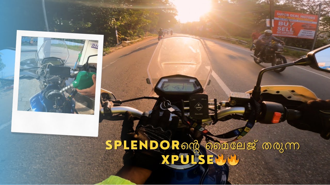 Record mileage from Xpulse 🤭എവിടെയോ ഒരു തകരാറുപോലെ🔥Xpulse 200 4v OBD2 Mileage Test Malayalam