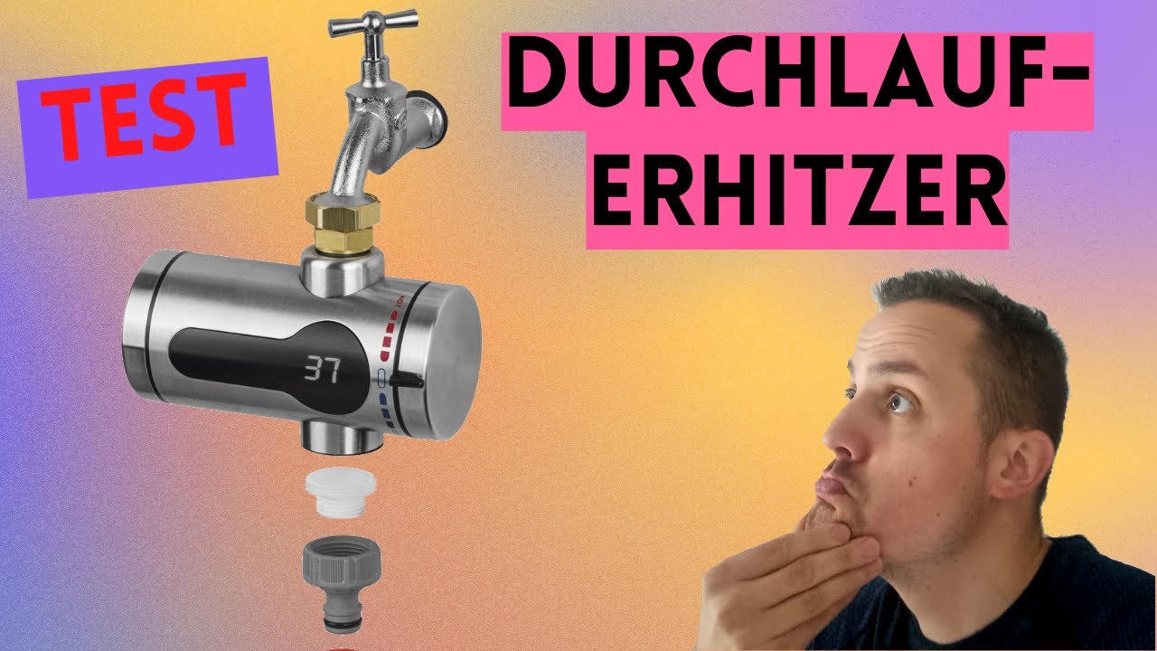 Universal Durchlauferhitzer 3600 Watt für Garten im Test. Was kann er wirklich?