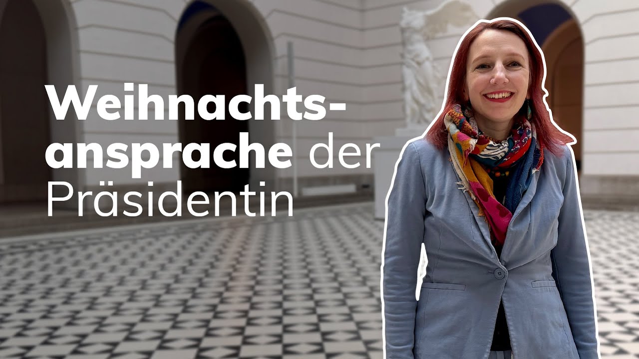 🎄 Weihnachtsgru&szlig; der Pr&auml;sidentin der TU Berlin 🎄