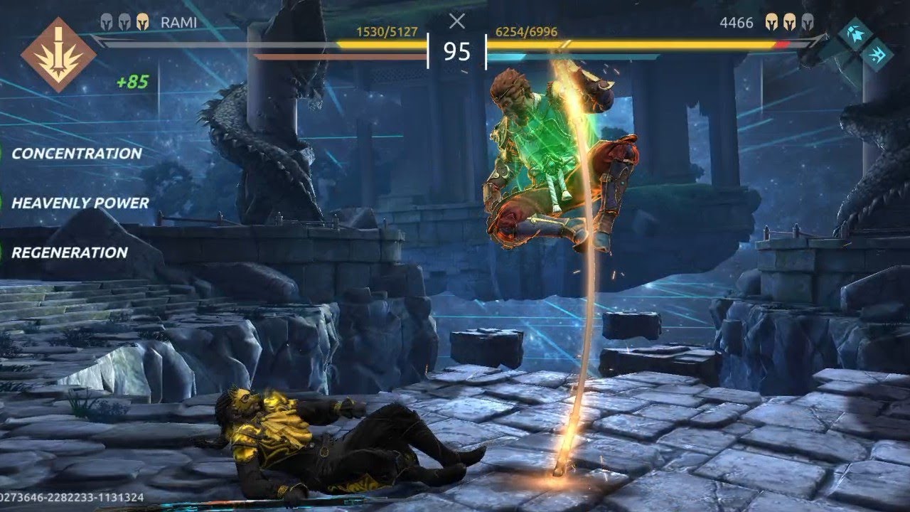 Shadow fight4 Dojo13 VS Dojo10 monkey king rock 1VS 3  #shadowfight4 #monkeyking #dojo13 vs dojo10