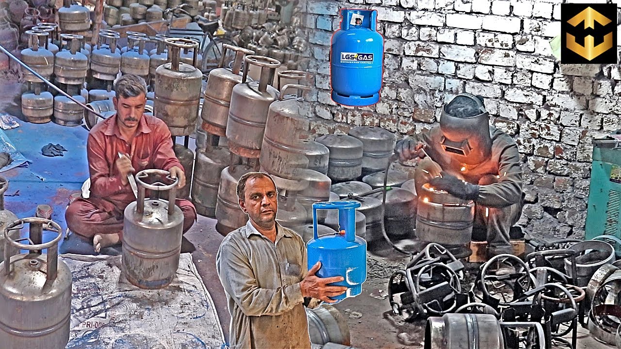 How LPG Gas Cylinder are made in Factory with Amazing Process
