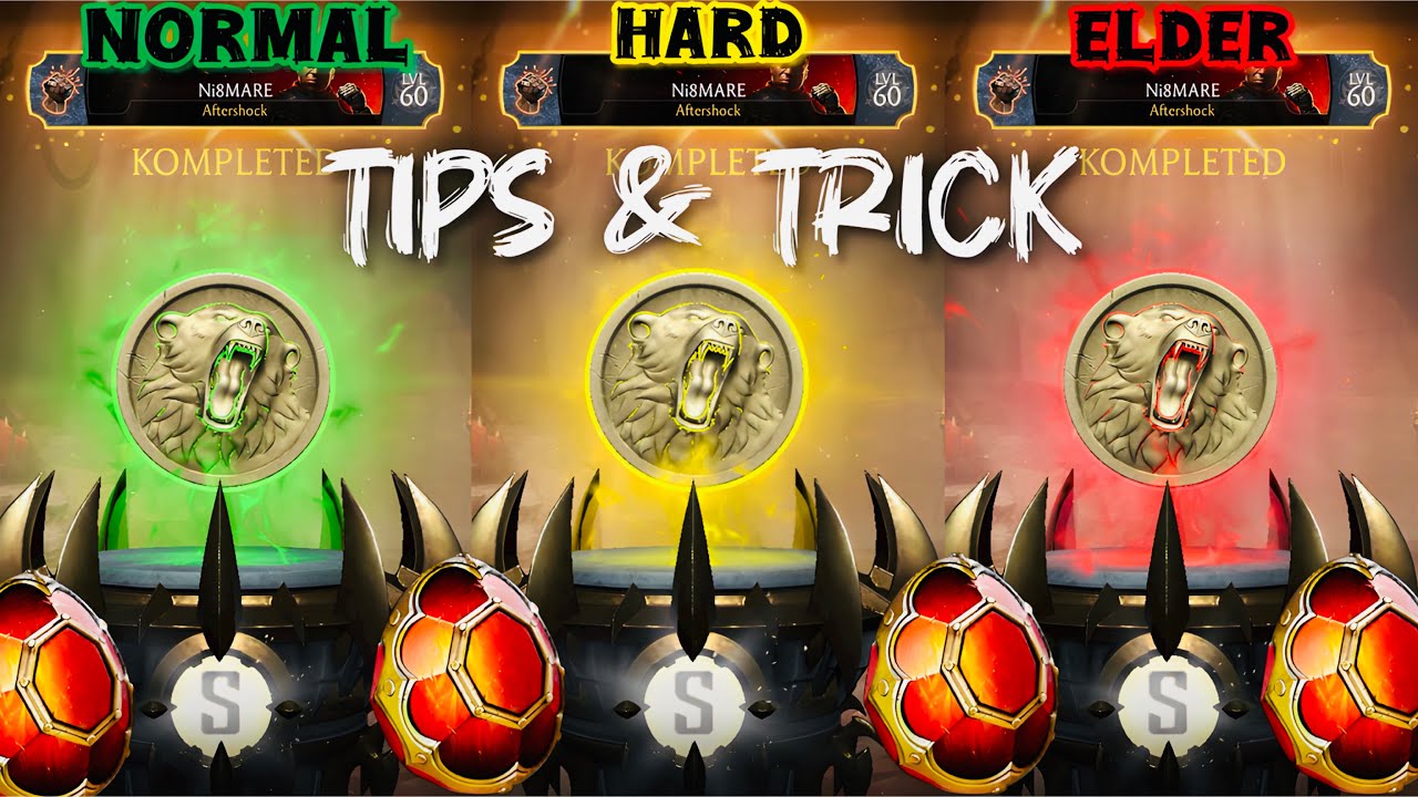 Polar Bear 🐻‍❄️ S Rank Tips For All Krypt (Normal,Hard,Elder) Modes MK Mobile | Dragon Krystal Tips
