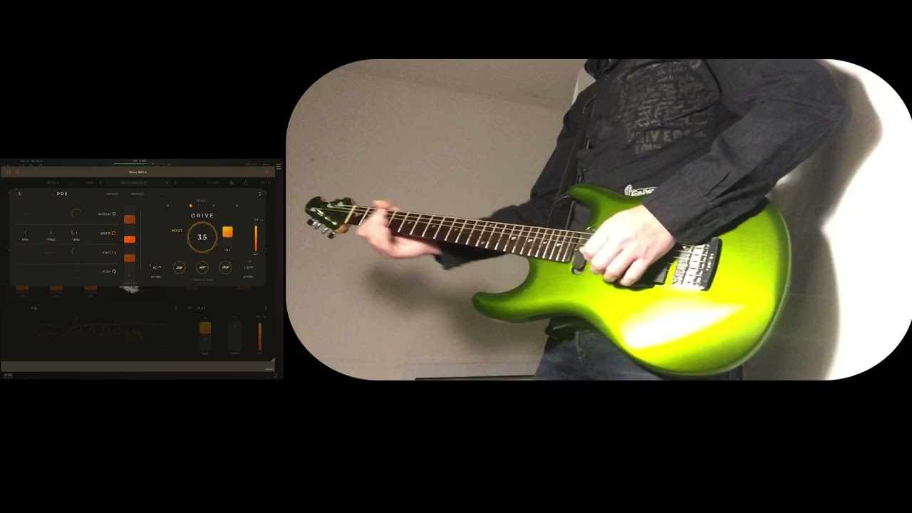 #Aurora#Rhino#ampsim demo with backing track.