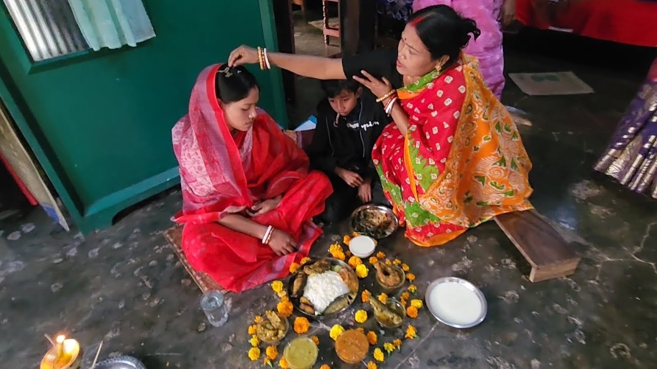 নতুন বছরে আমার নাতি বউয়ের সাধের অনুষ্ঠানে ঘরোয়াভাবে কি কি আয়োজন করলাম