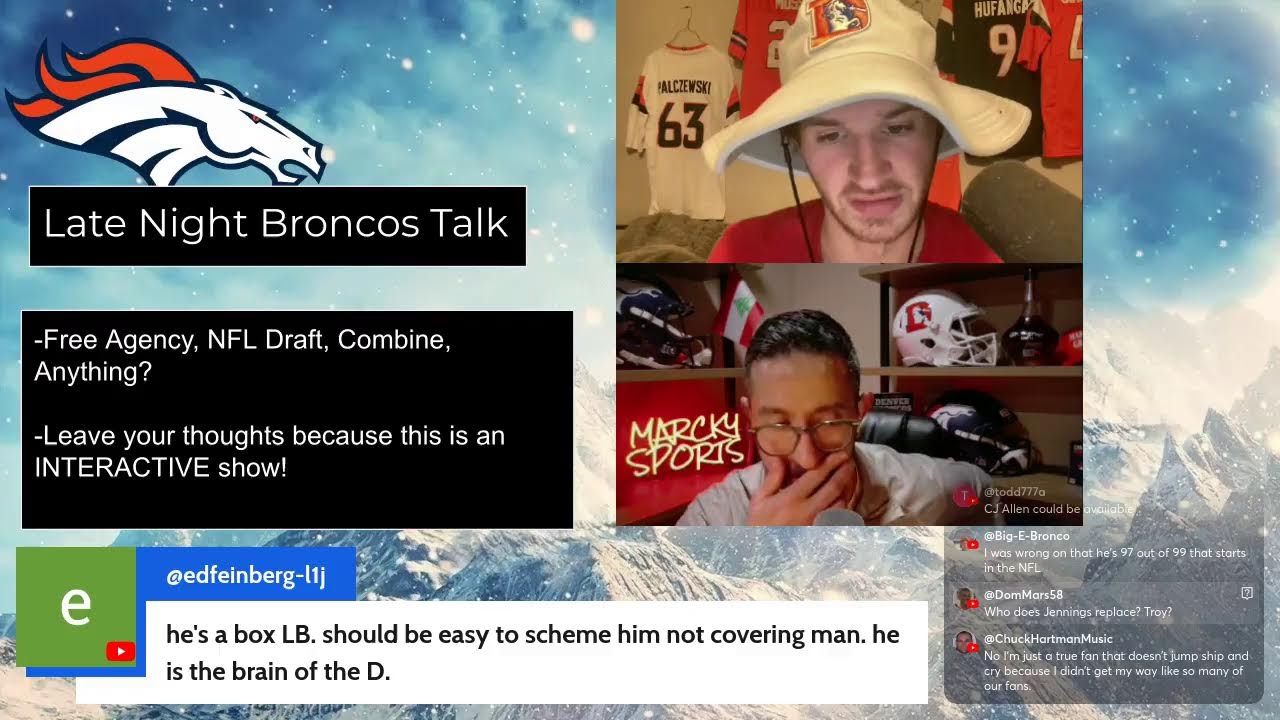 Broncos OVERTIME: Free Agency Day 1 Recap | Just Pure Laziness