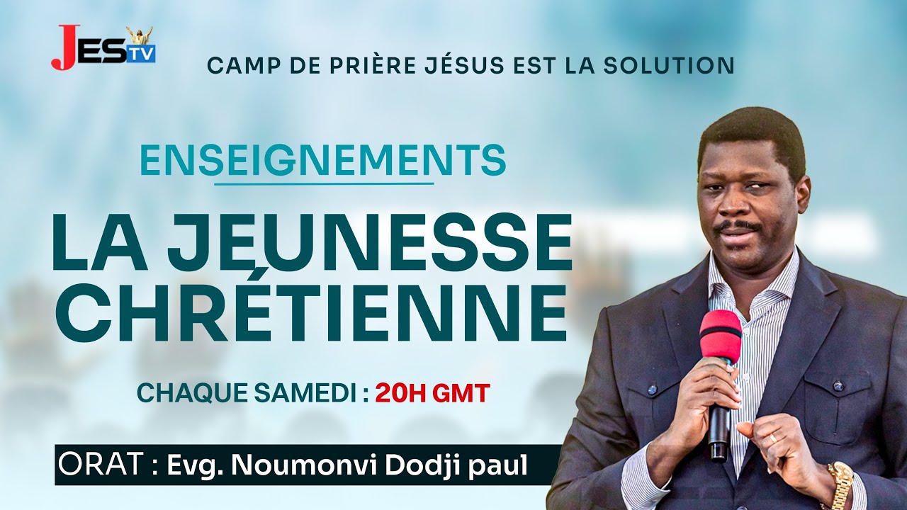 ENSEIGNEMENT AUX JEUNES CHRETIENS CE 07/02/26.  EVG PAUL DODJI NOUMONVI RESP DU CP JES DE KPOVE ZION