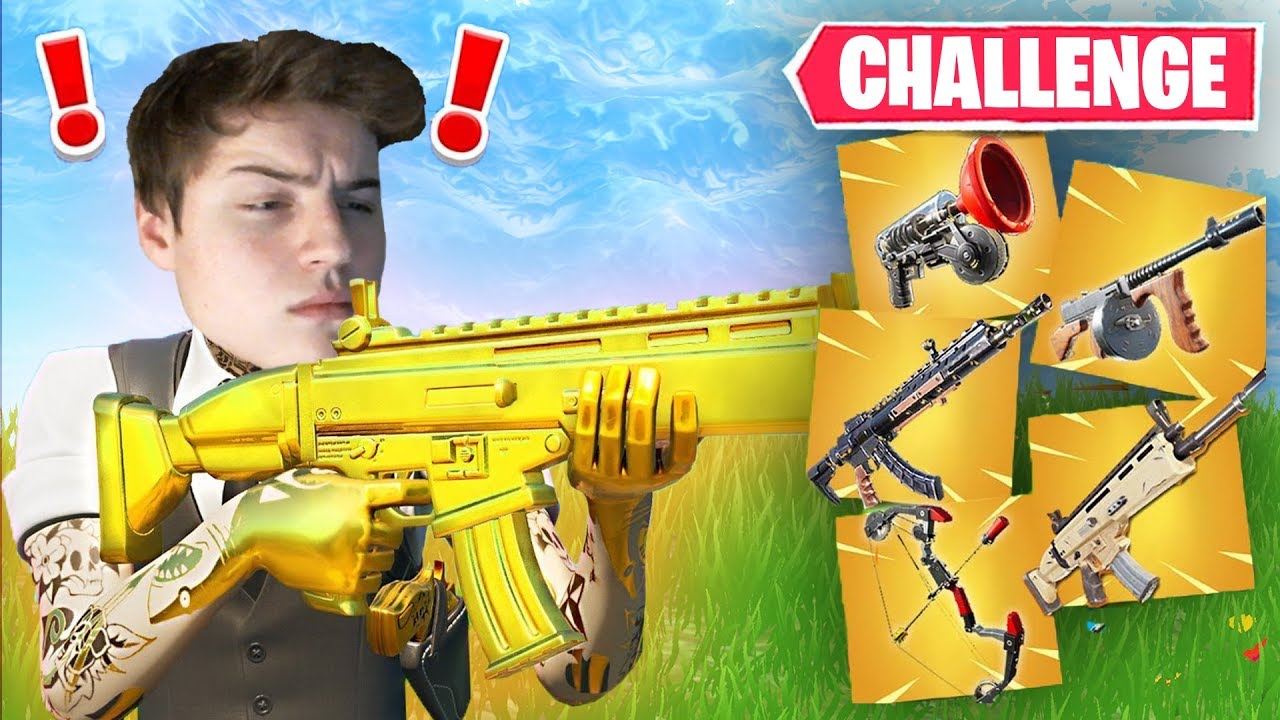 Sadece *Nadir Altın* Silahlarla Win Alma Challenge (T&uuml;rk&ccedil;e Fortnite)
